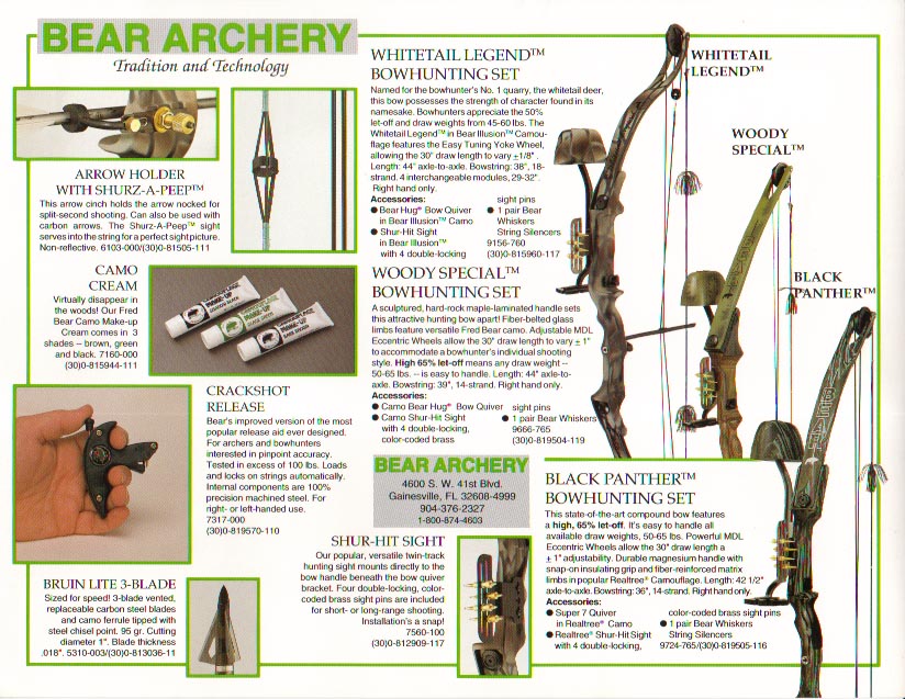 Bear Archery  Tradition and Technology