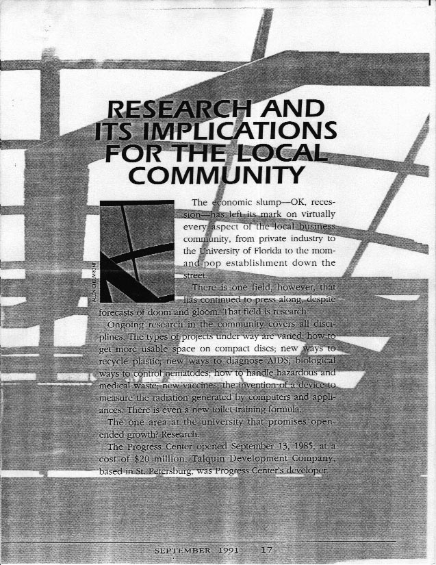 Research and its implications for the local community