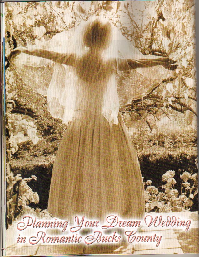 (photo of bride) Planning your dream wedding in Bucks County