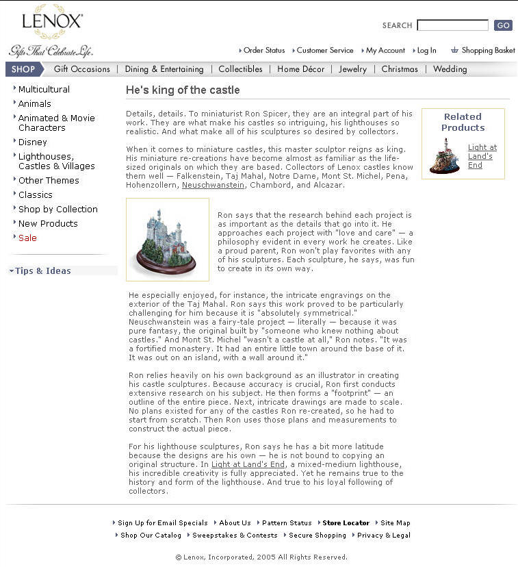 He's king of the castle